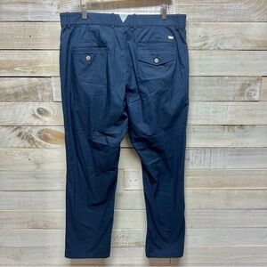 Nike Pants Men 38x30 Blue Dri Fit Straight Leg Chino Casual Workwear Office Golf